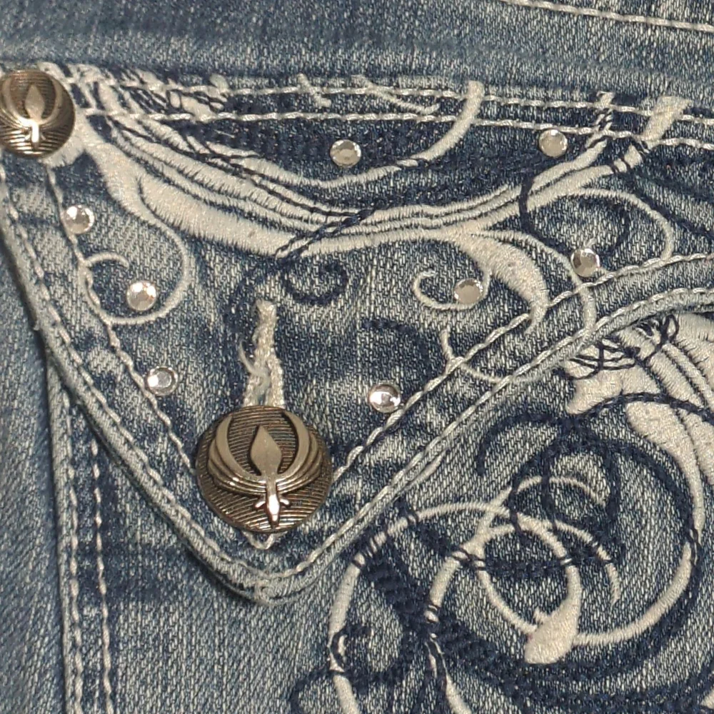 Adiktd Size 10 Embellished Bootcut Jeans Coastal Cowgirl Festival Elevated Basic